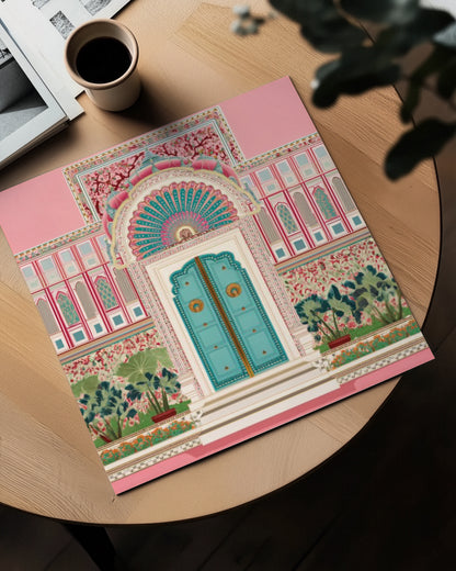 The Teal Palace Gate – Heritage Doorway