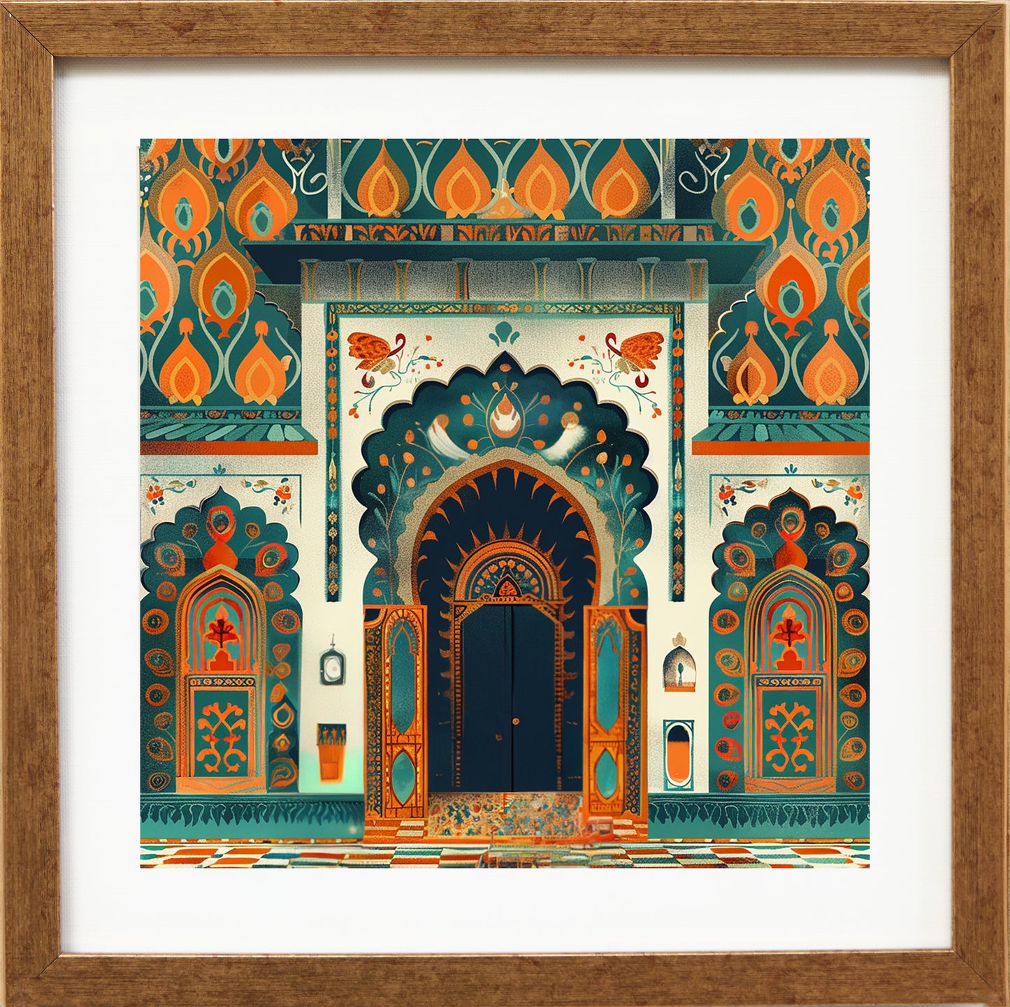 Peacock Gate - Symmetry