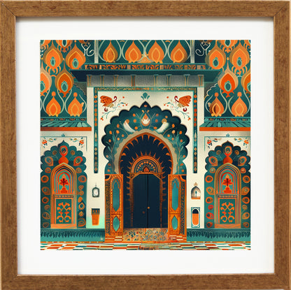 Peacock Gate - Symmetry