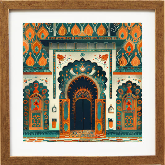 Peacock Gate - Symmetry