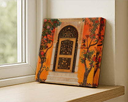 Sunset Garden Gate