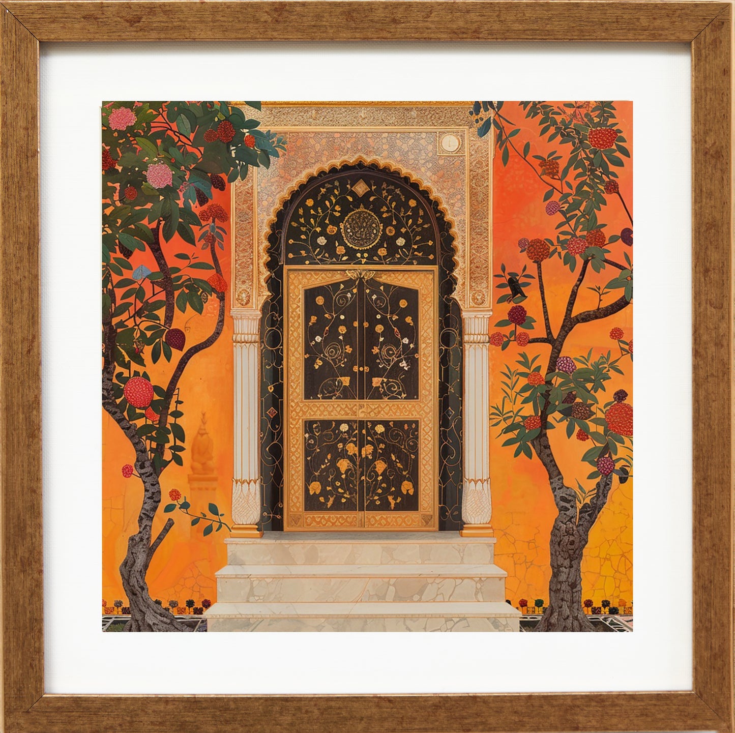 Sunset Garden Gate