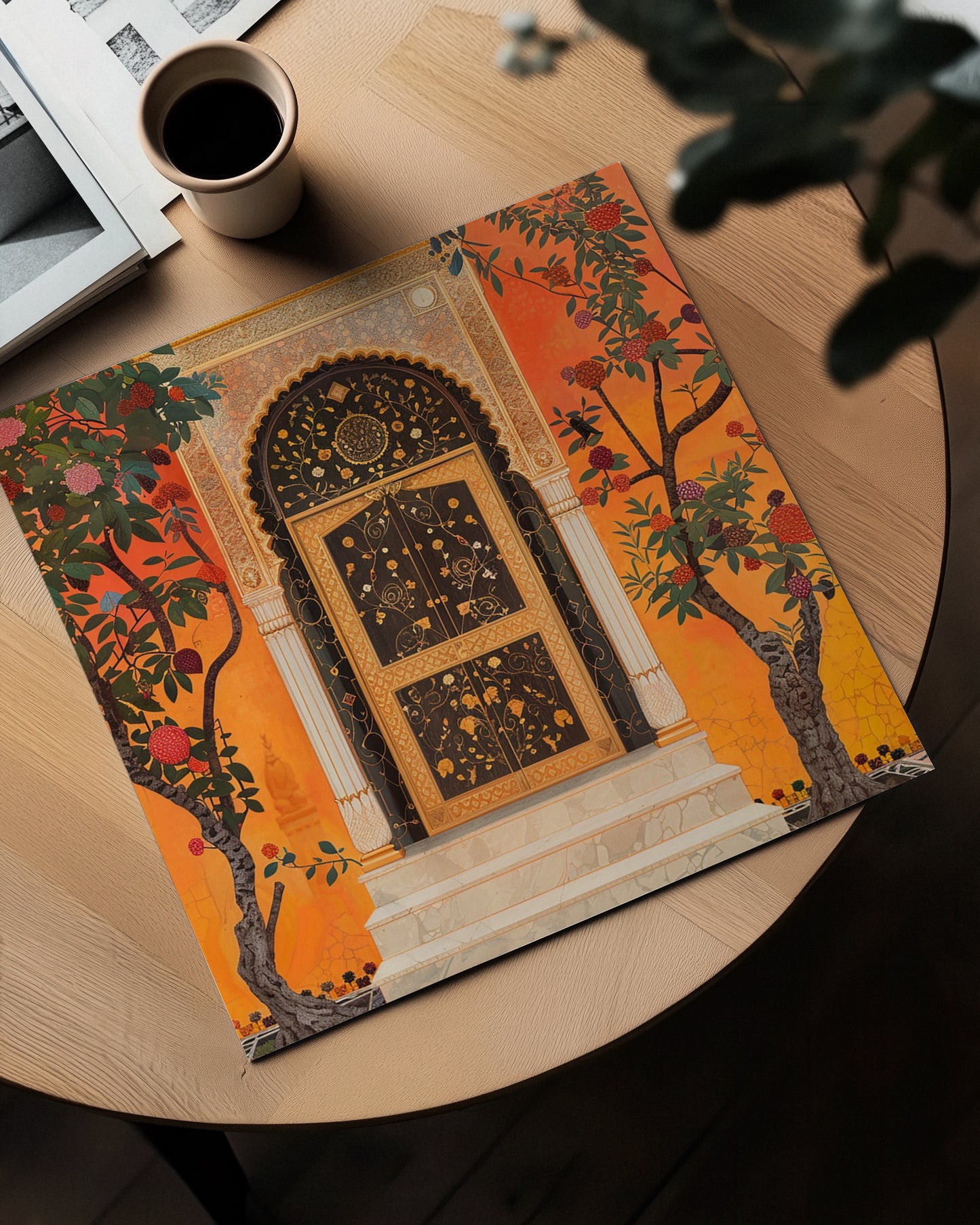 Sunset Garden Gate