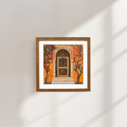 Sunset Garden Gate
