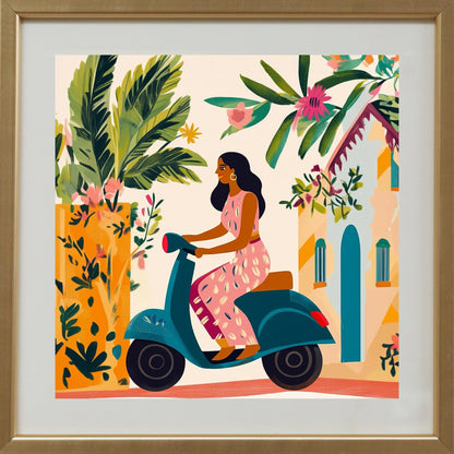 She Rides Her Own Way