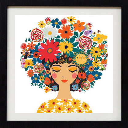 She Blooms in Full Colour