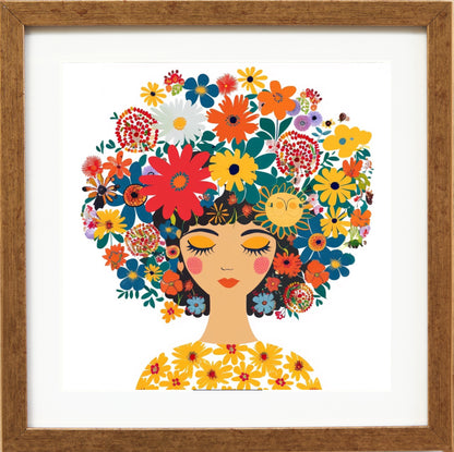 She Blooms in Full Colour