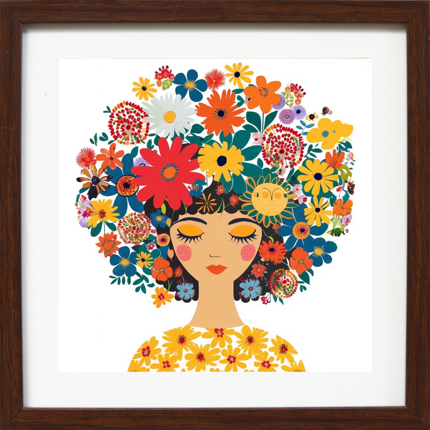 She Blooms in Full Colour