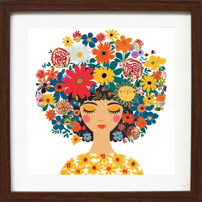 She Blooms in Full Colour