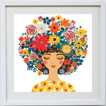She Blooms in Full Colour