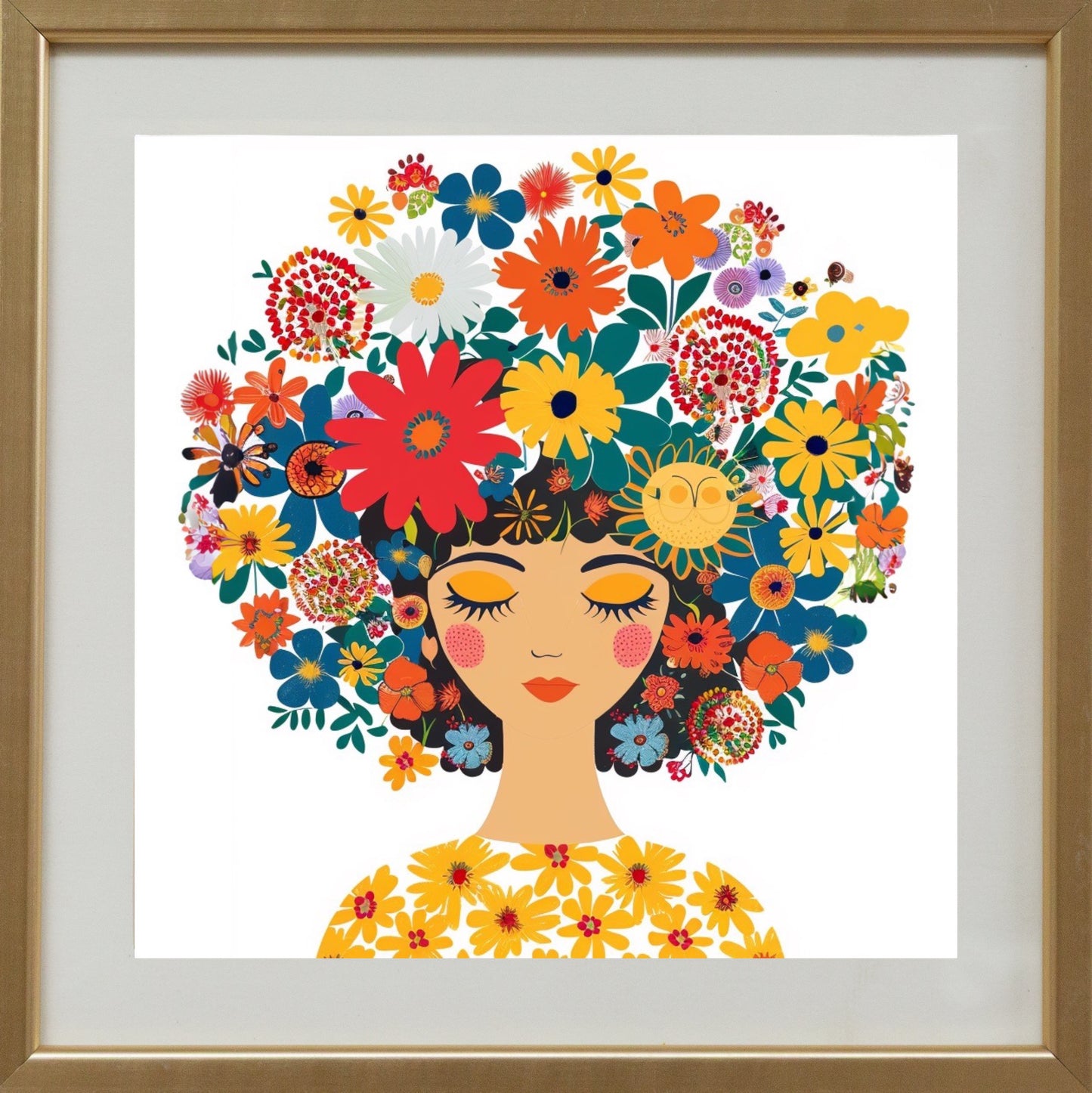 She Blooms in Full Colour