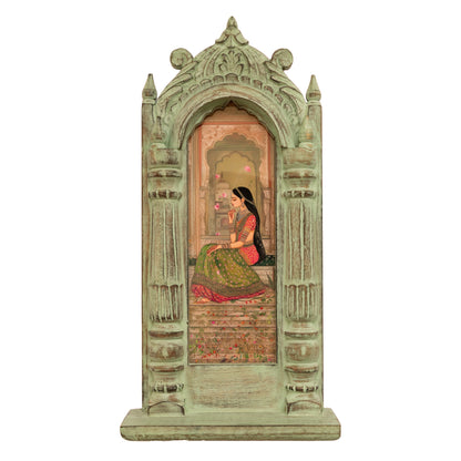 The Rose Petal Rani – Jharokha Wall Art