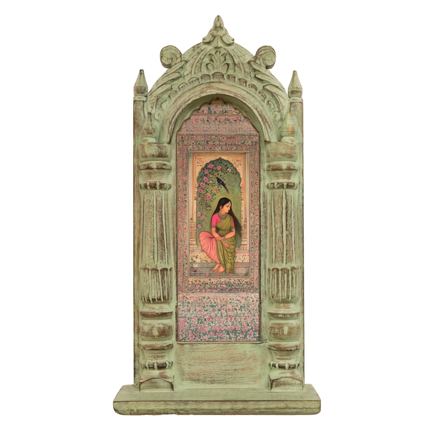 The Peacock Garden – Jharokha Wall Art