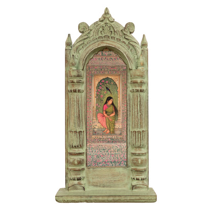 The Peacock Garden – Jharokha Wall Art