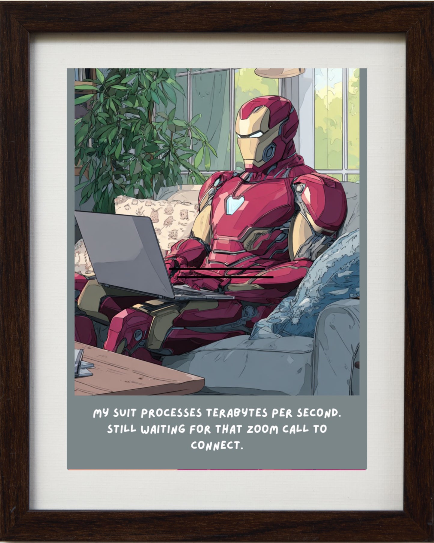 Even Tony Stark Waits for Zoom