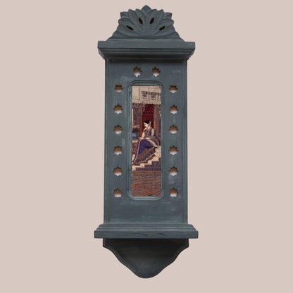 The Indigo Begum – Jharokha Wall Art