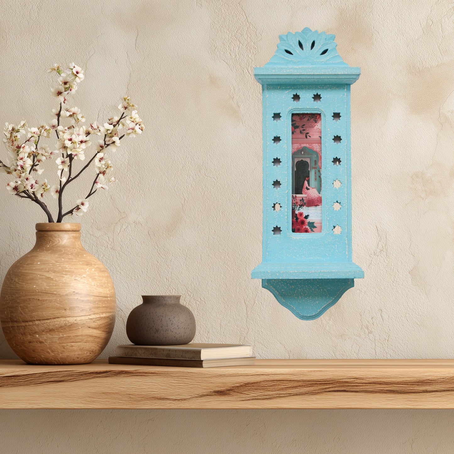 The Blossom Court – Jharokha Wall Art