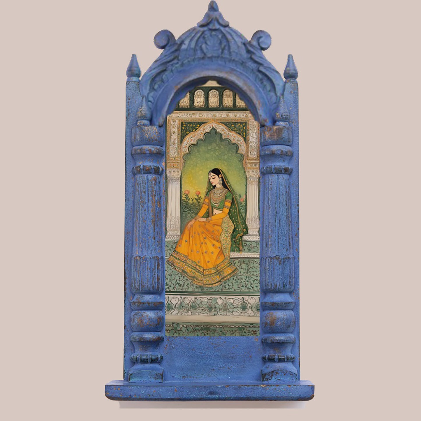 The Garden Queen – Jharokha Wall Art
