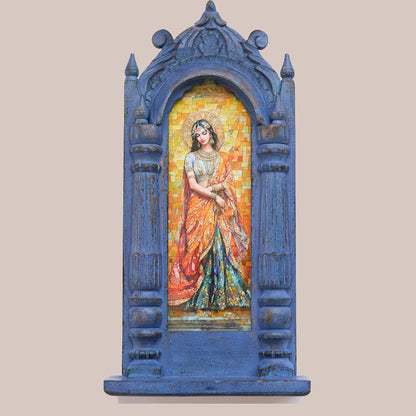 The Golden Rani – Jharokha Wall Art