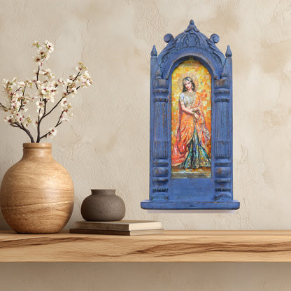 The Golden Rani – Jharokha Wall Art