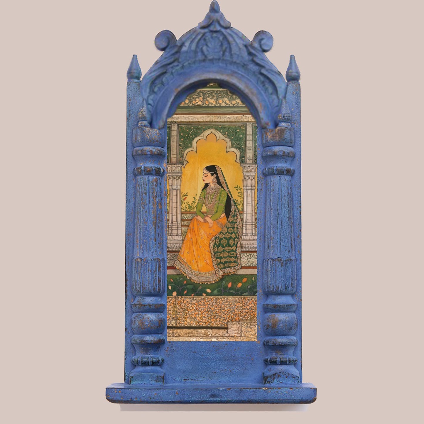The Amber Rani – Jharokha Wall Art
