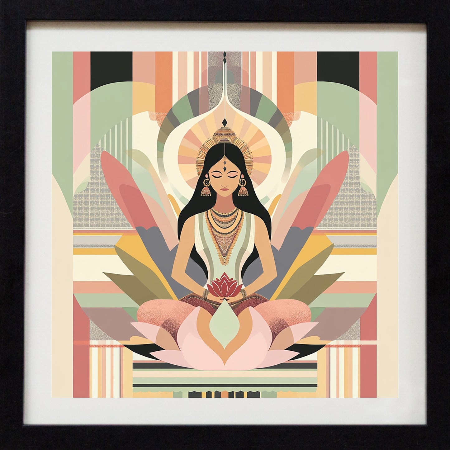 Lakshmi — The Lotus Throne