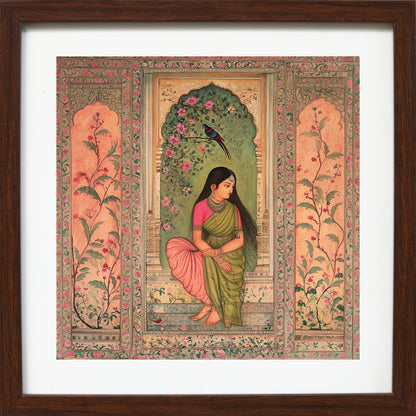 Garden Song - Mughal Portrait