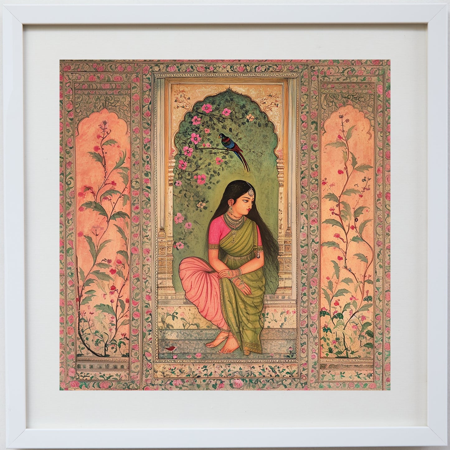 Garden Song - Mughal Portrait