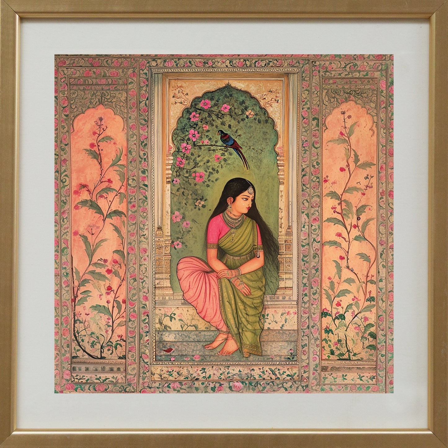 Garden Song - Mughal Portrait