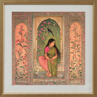 Garden Song - Mughal Portrait