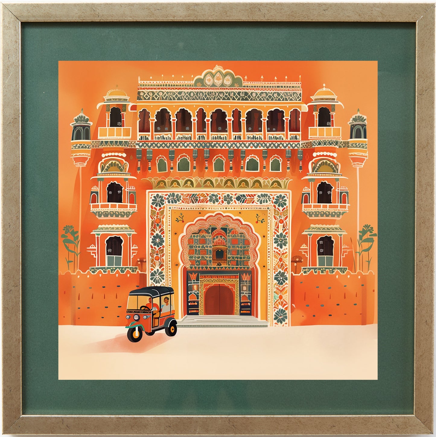 The Orange Haveli – Rajasthani Facade