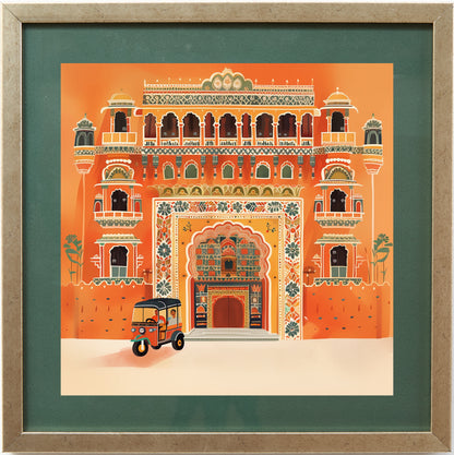 The Orange Haveli – Rajasthani Facade
