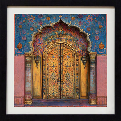 Heritage Doorway - Rajasthani Blue