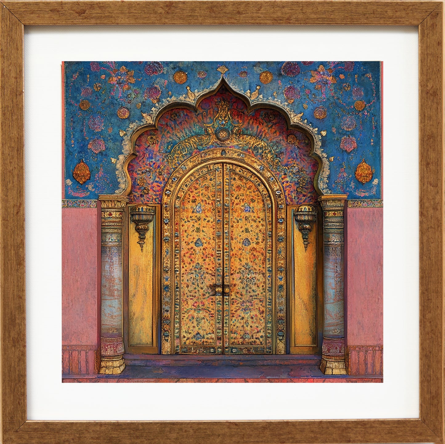 Heritage Doorway - Rajasthani Blue