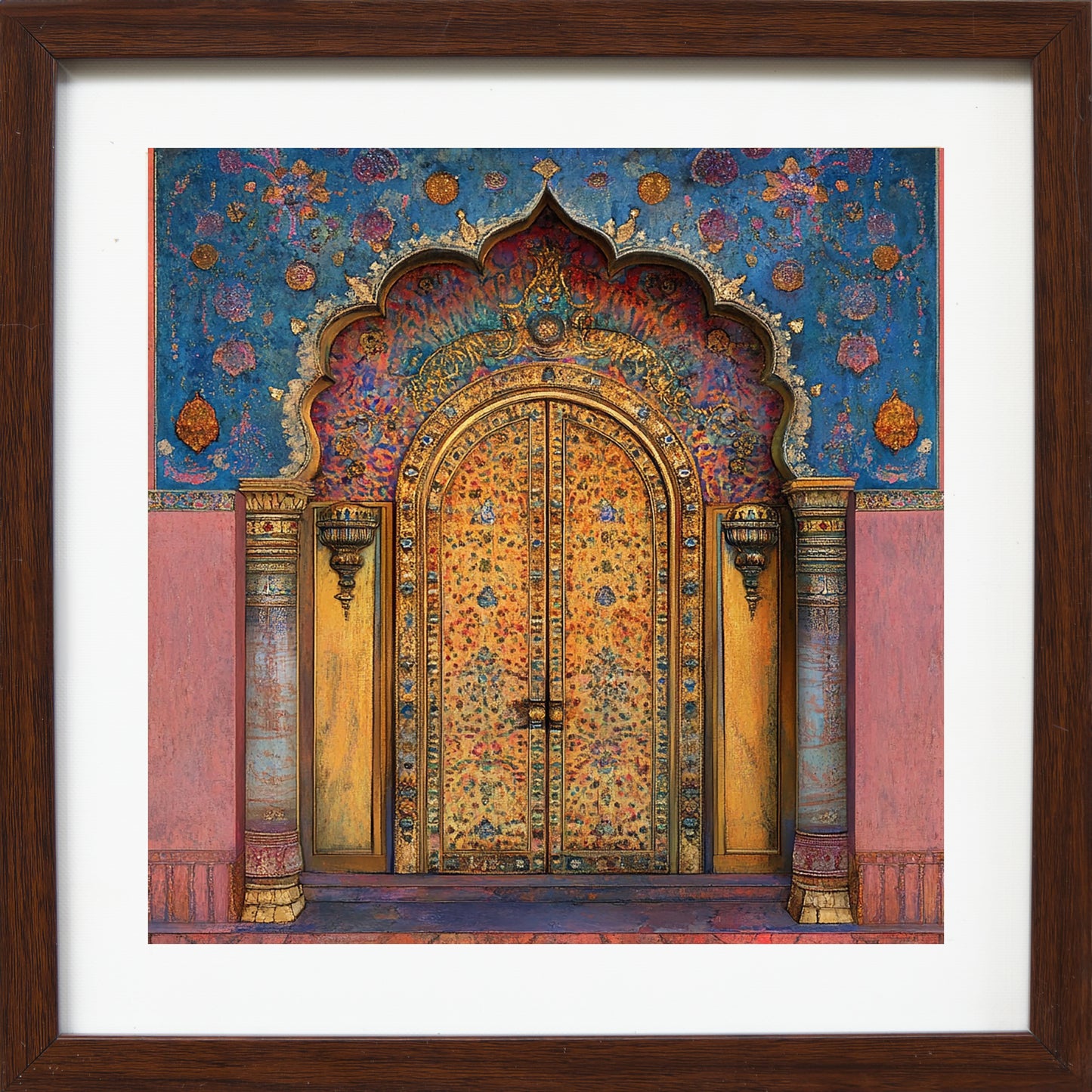 Heritage Doorway - Rajasthani Blue