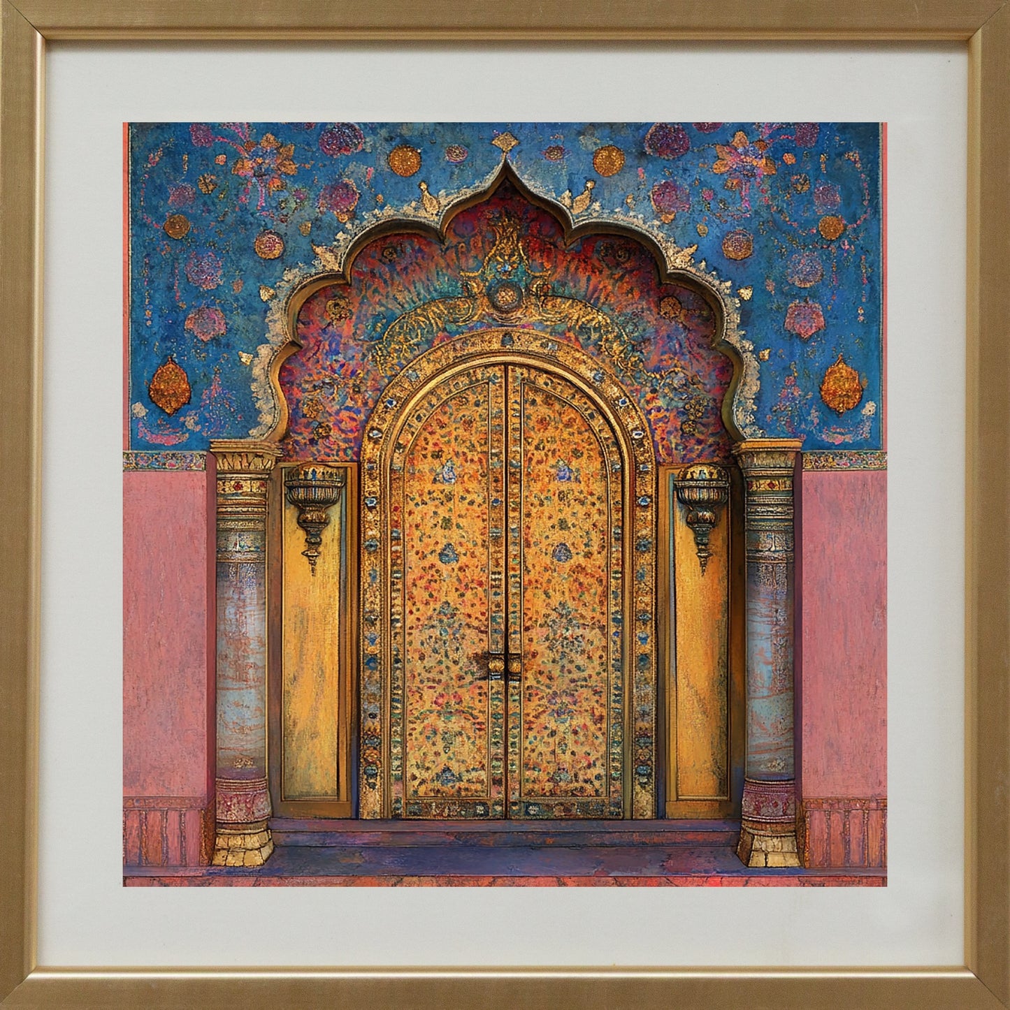 Heritage Doorway - Rajasthani Blue