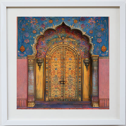 Heritage Doorway - Rajasthani Blue