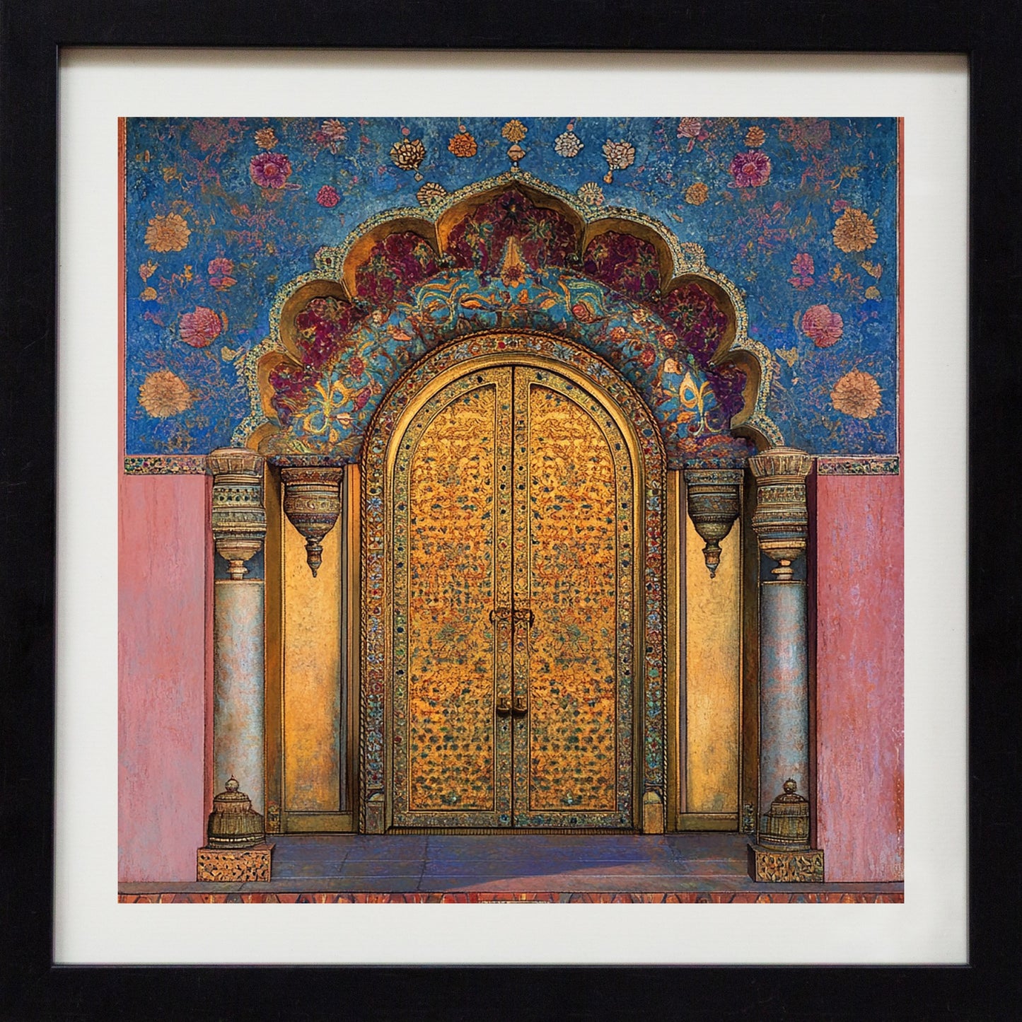 Heritage Doorway - Rajasthani Pink
