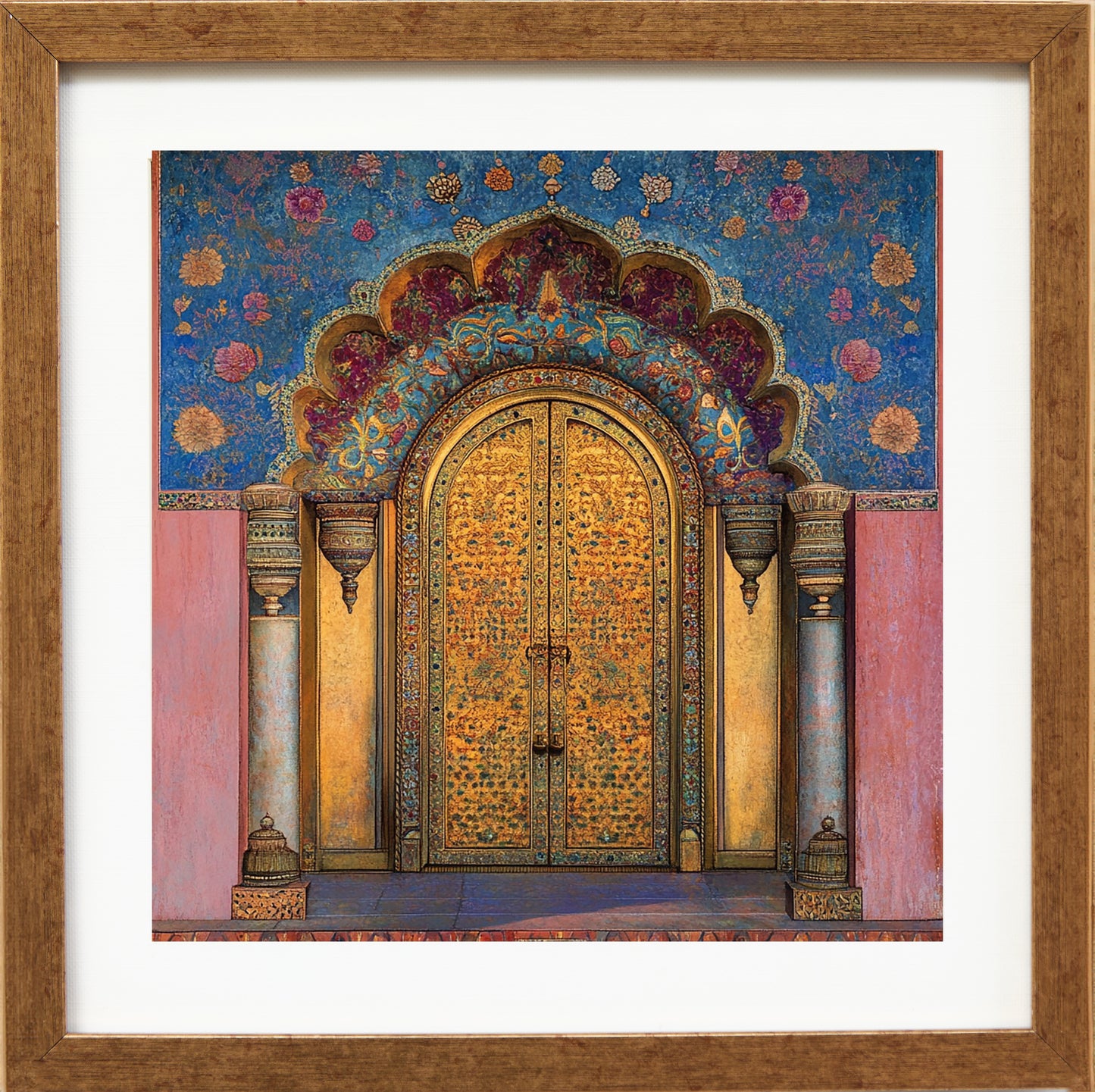 Heritage Doorway - Rajasthani Pink