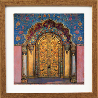 Heritage Doorway - Rajasthani Pink