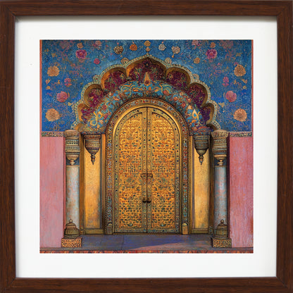 Heritage Doorway - Rajasthani Pink