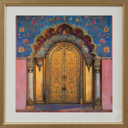 Heritage Doorway - Rajasthani Pink