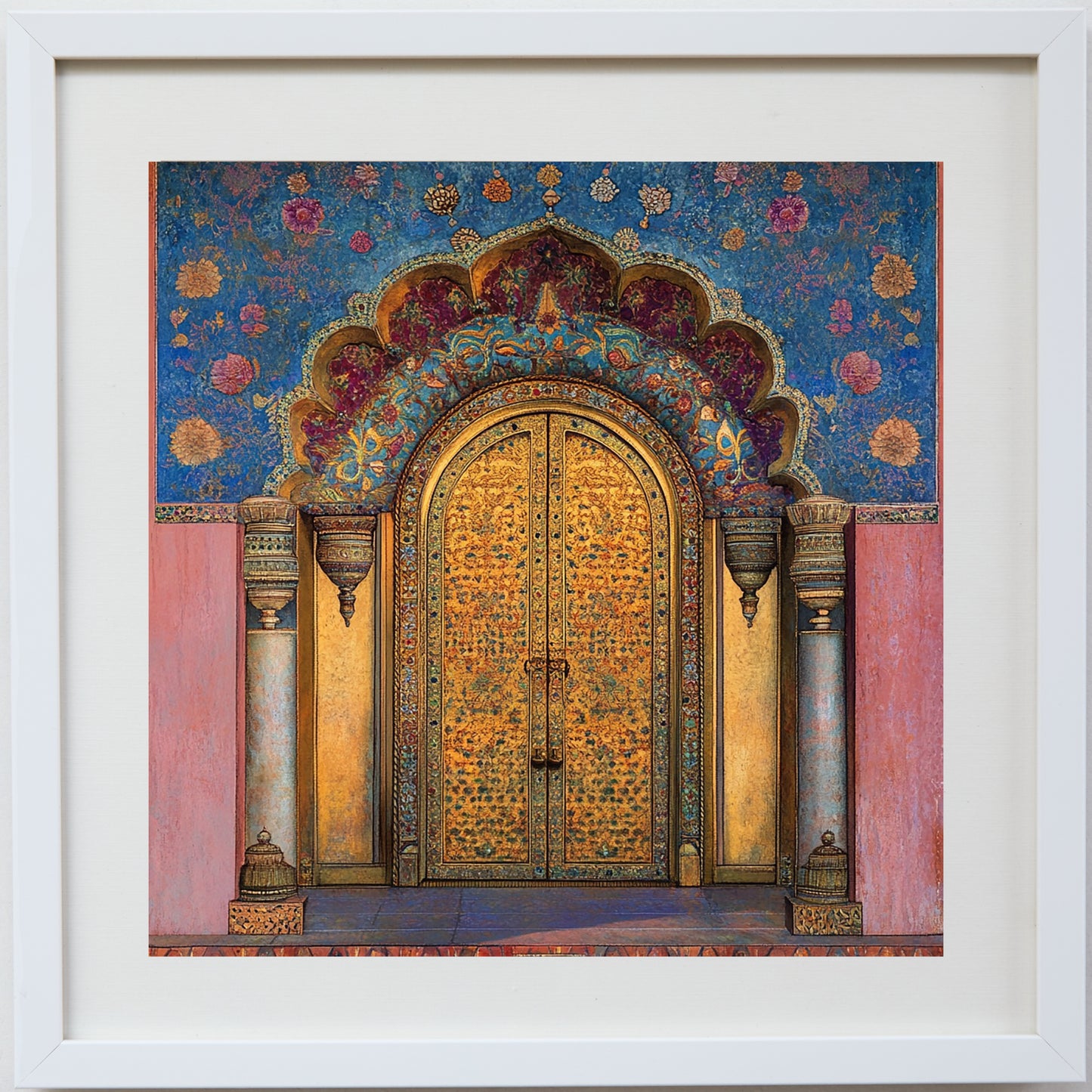 Heritage Doorway - Rajasthani Pink