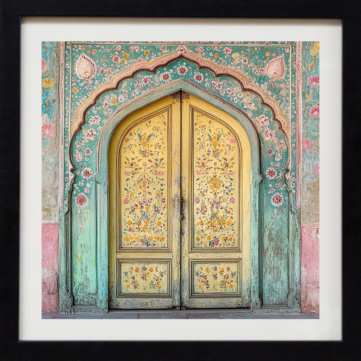 Heritage Doorway - Golden Floral