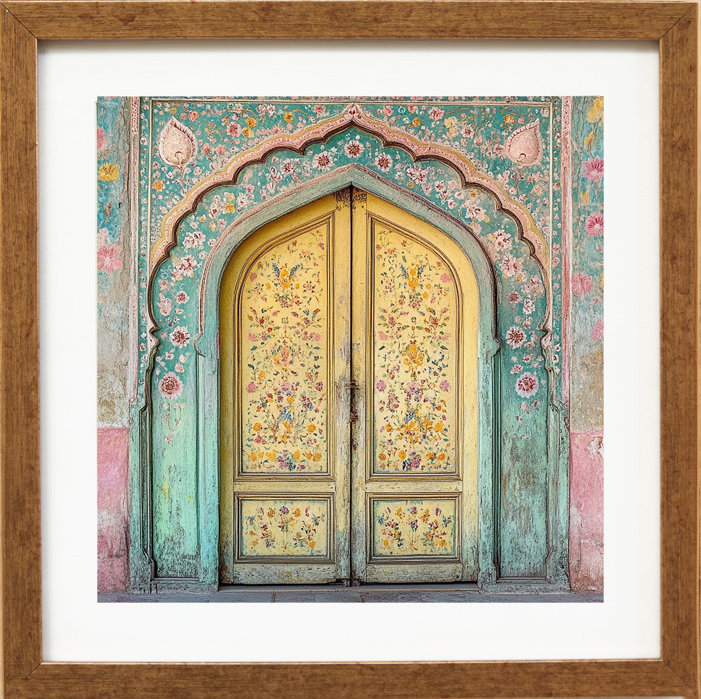Heritage Doorway - Golden Floral