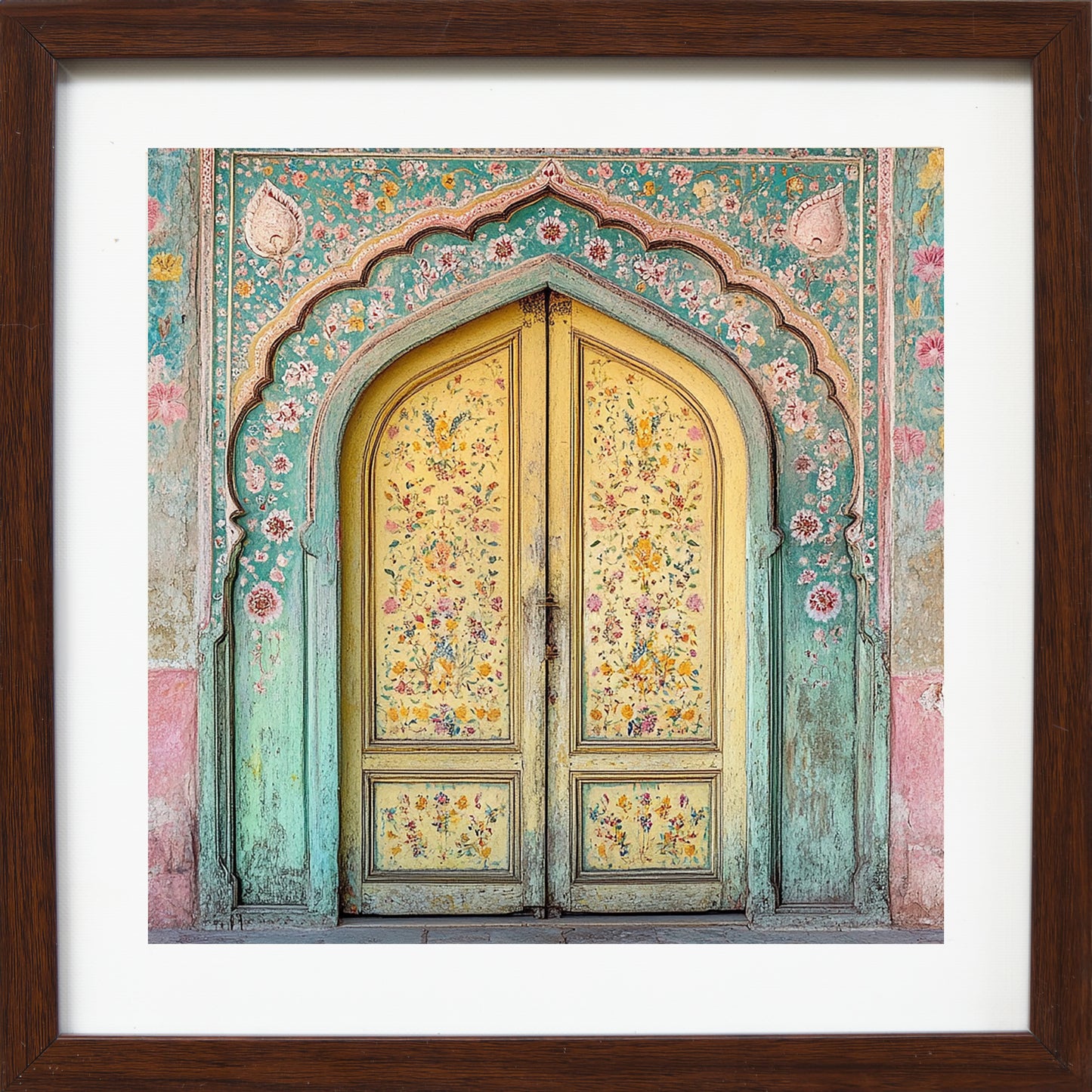 Heritage Doorway - Golden Floral