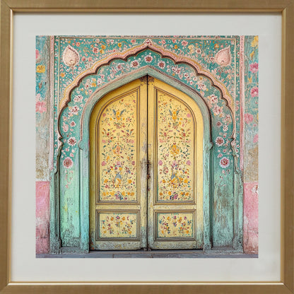 Heritage Doorway - Golden Floral