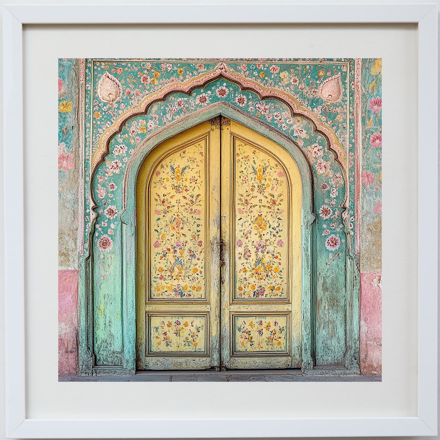 Heritage Doorway - Golden Floral