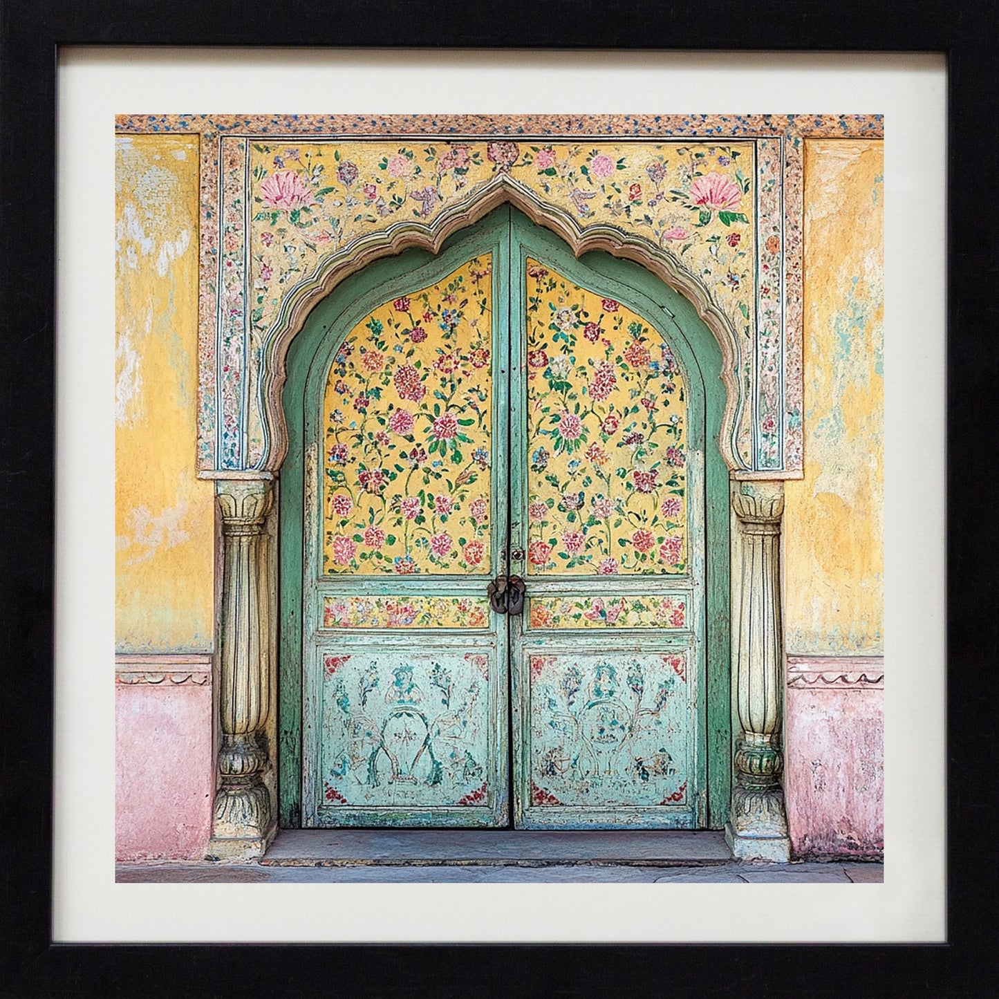Heritage Doorway - Turquoise Dreams