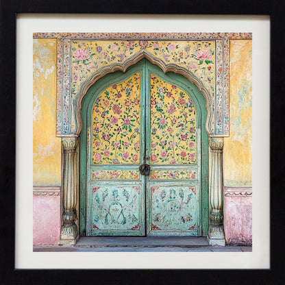Heritage Doorway - Turquoise Dreams